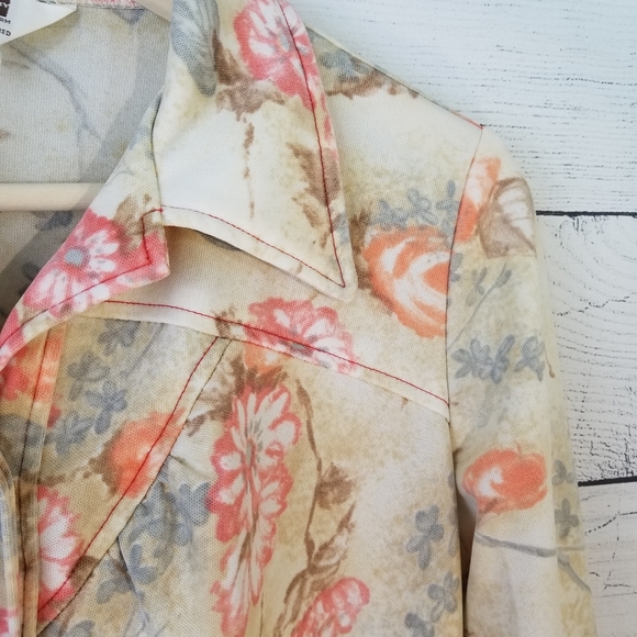 Vintage 70s |  Montgomery Ward Polyester dress - Picture 3 of 9